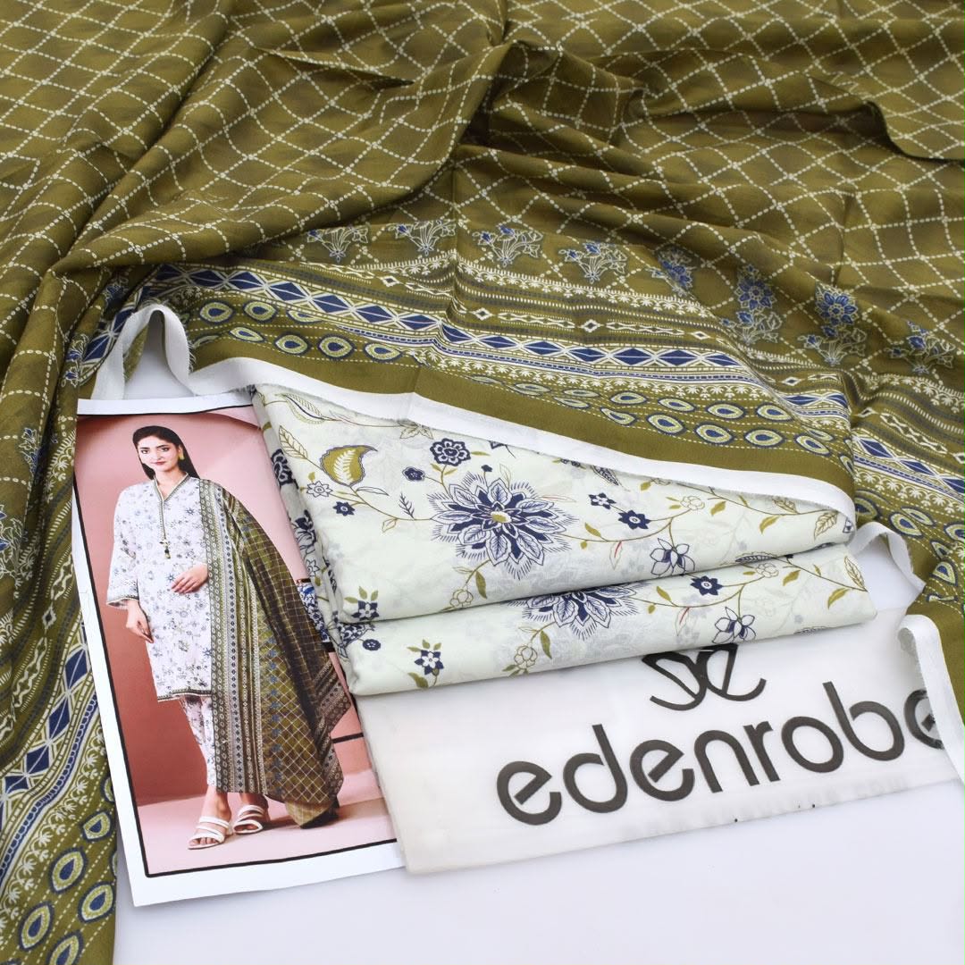 Eden Robe Lawn Digital Printed 3 Piece | ER107