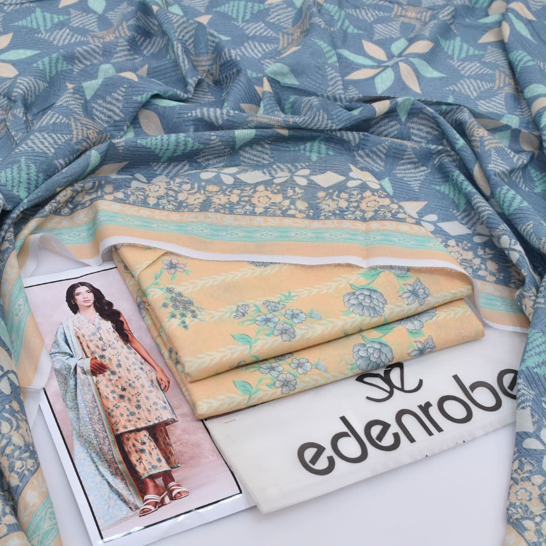 Eden Robe Lawn Digital Printed 3 Piece | ER106