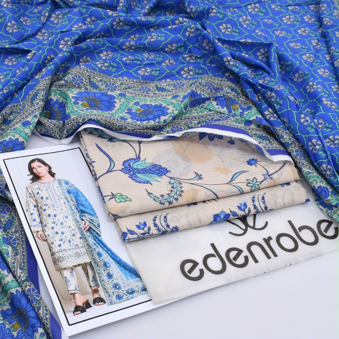 Eden Robe Lawn Digital Printed 3 Piece | ER105