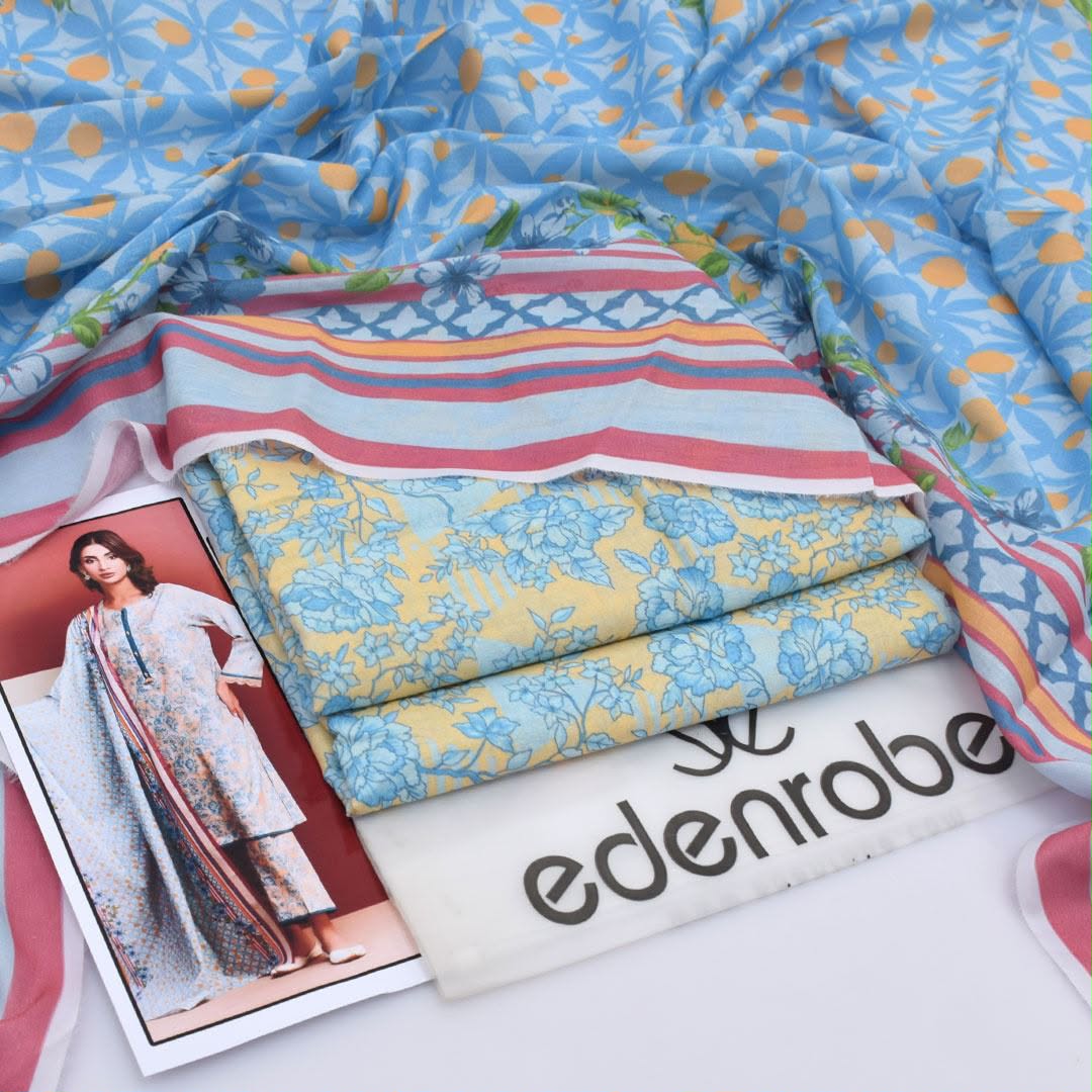 Eden Robe Lawn Digital Printed 3 Piece | ER103