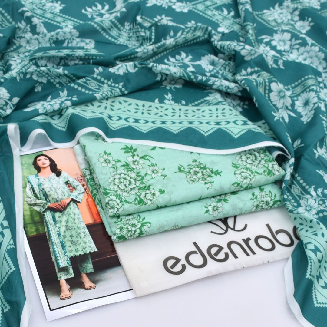 Eden Robe Lawn Digital Printed 3 Piece | ER101