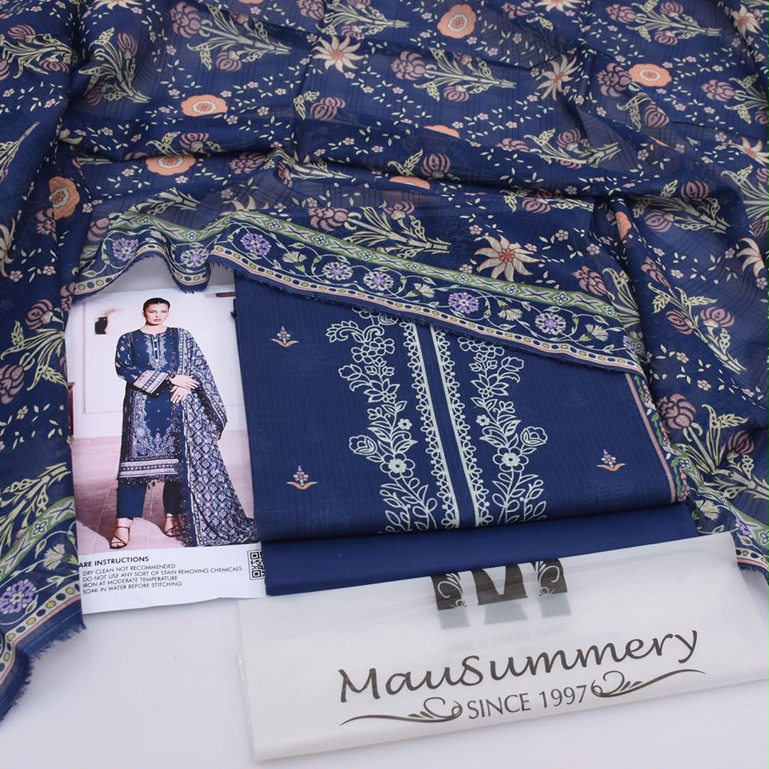 Mausummery Lawn Digital Printed 3 Piece | MY110