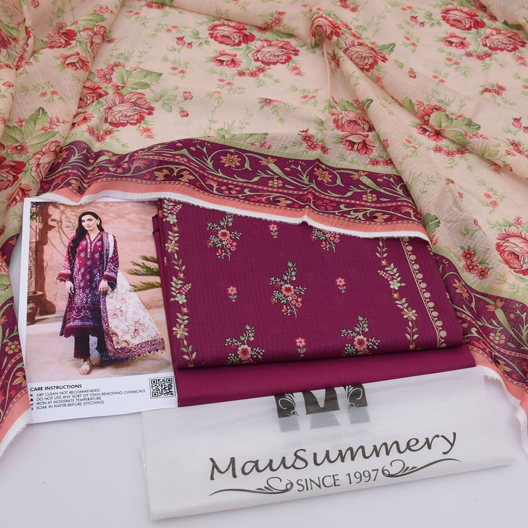 Mausummery Lawn Digital Printed 3 Piece | MY108