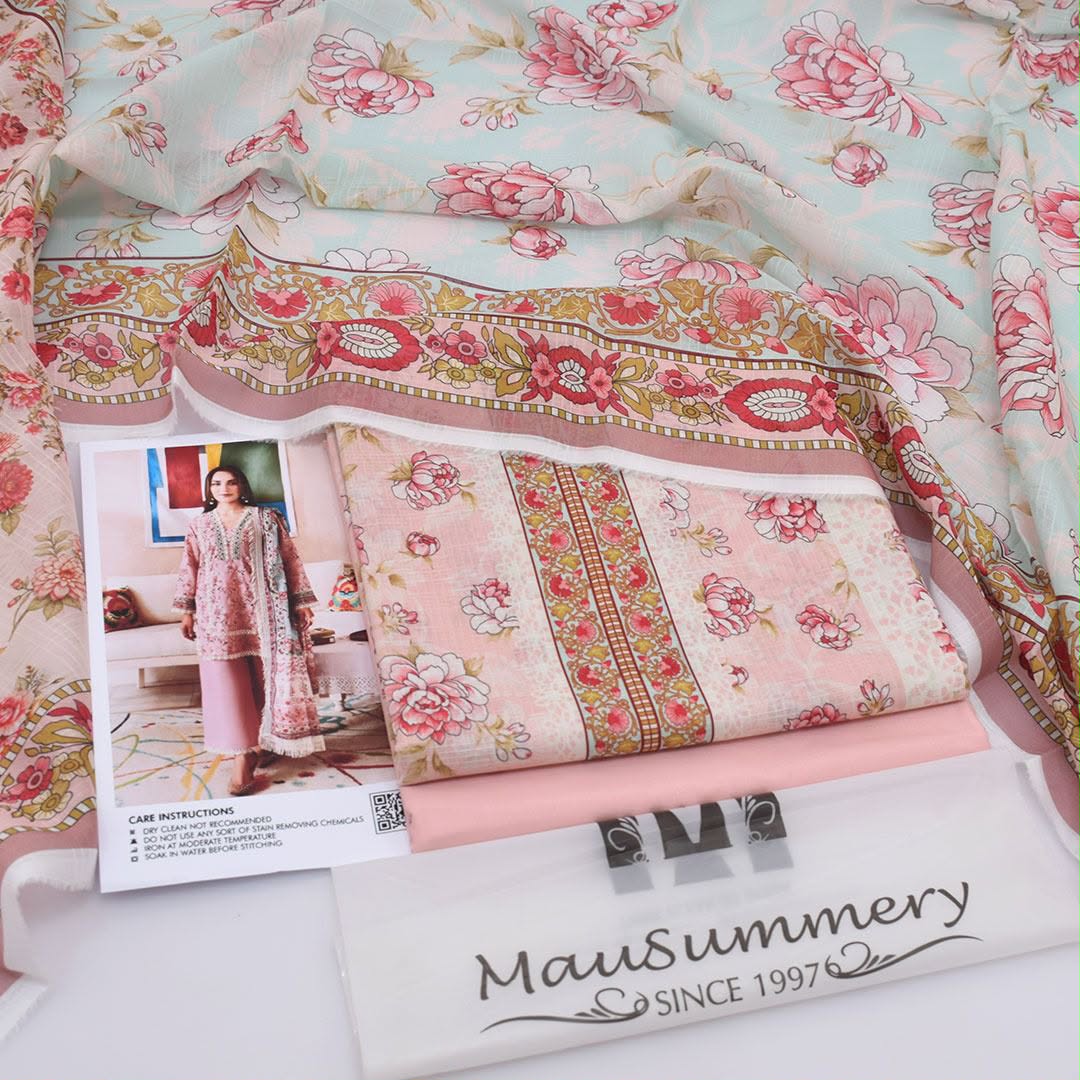 Mausummery Lawn Digital Printed 3 Piece | MY107
