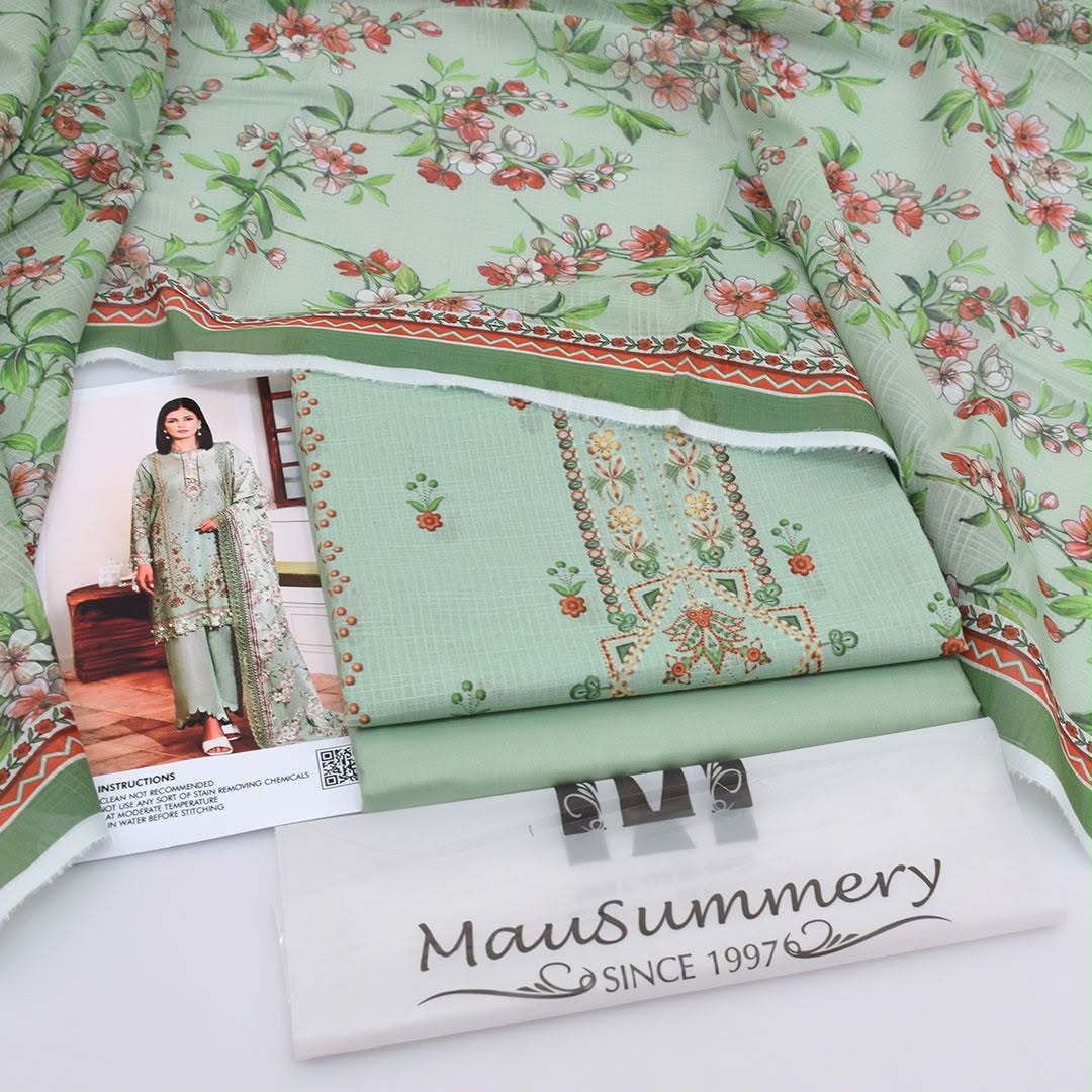 Mausummery Lawn Digital Printed 3 Piece | MY102