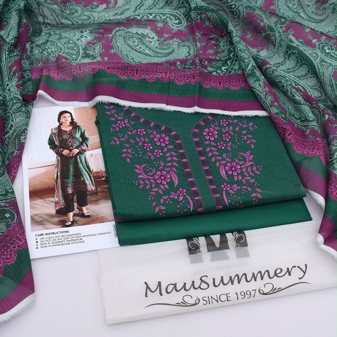 Mausummery Lawn Digital Printed 3 Piece | MY100