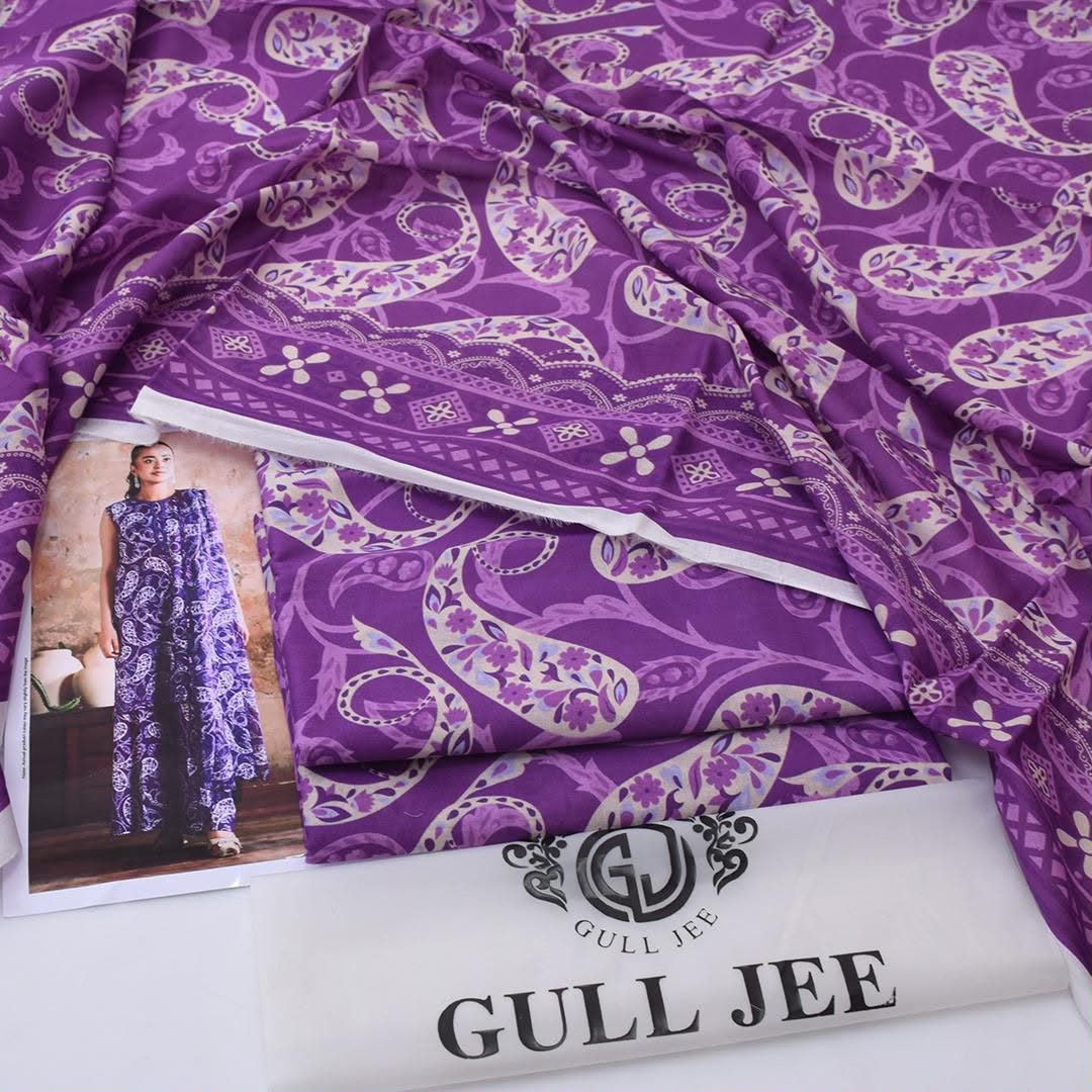 Gull Jee Lawn Digital Printed 3 Piece | GJ107