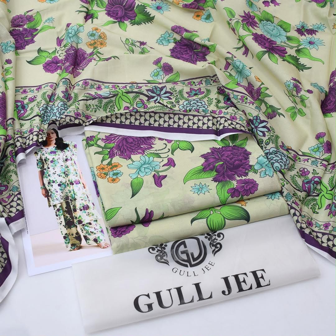 Gull Jee Lawn Digital Printed 3 Piece | GJ106