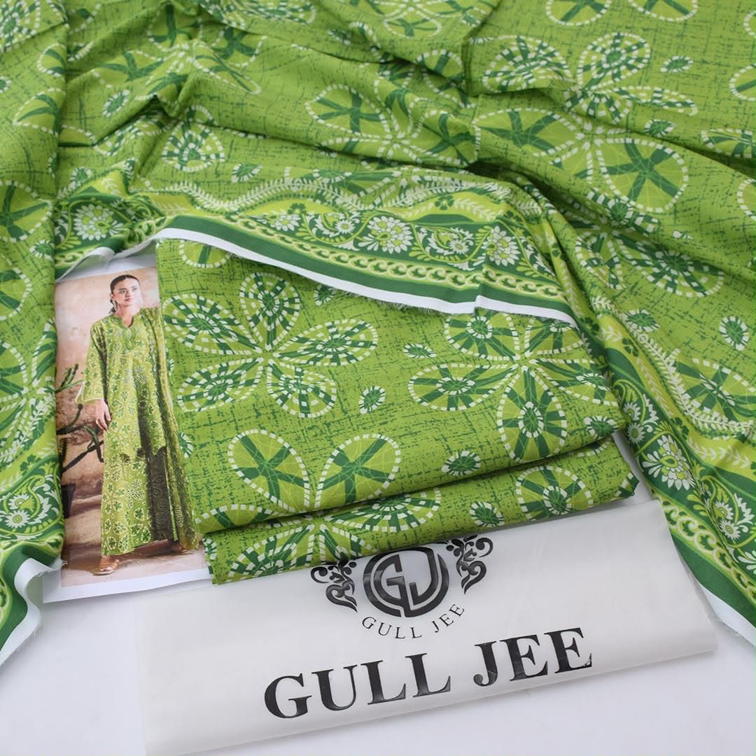 Gull Jee Lawn Digital Printed 3 Piece | GJ104