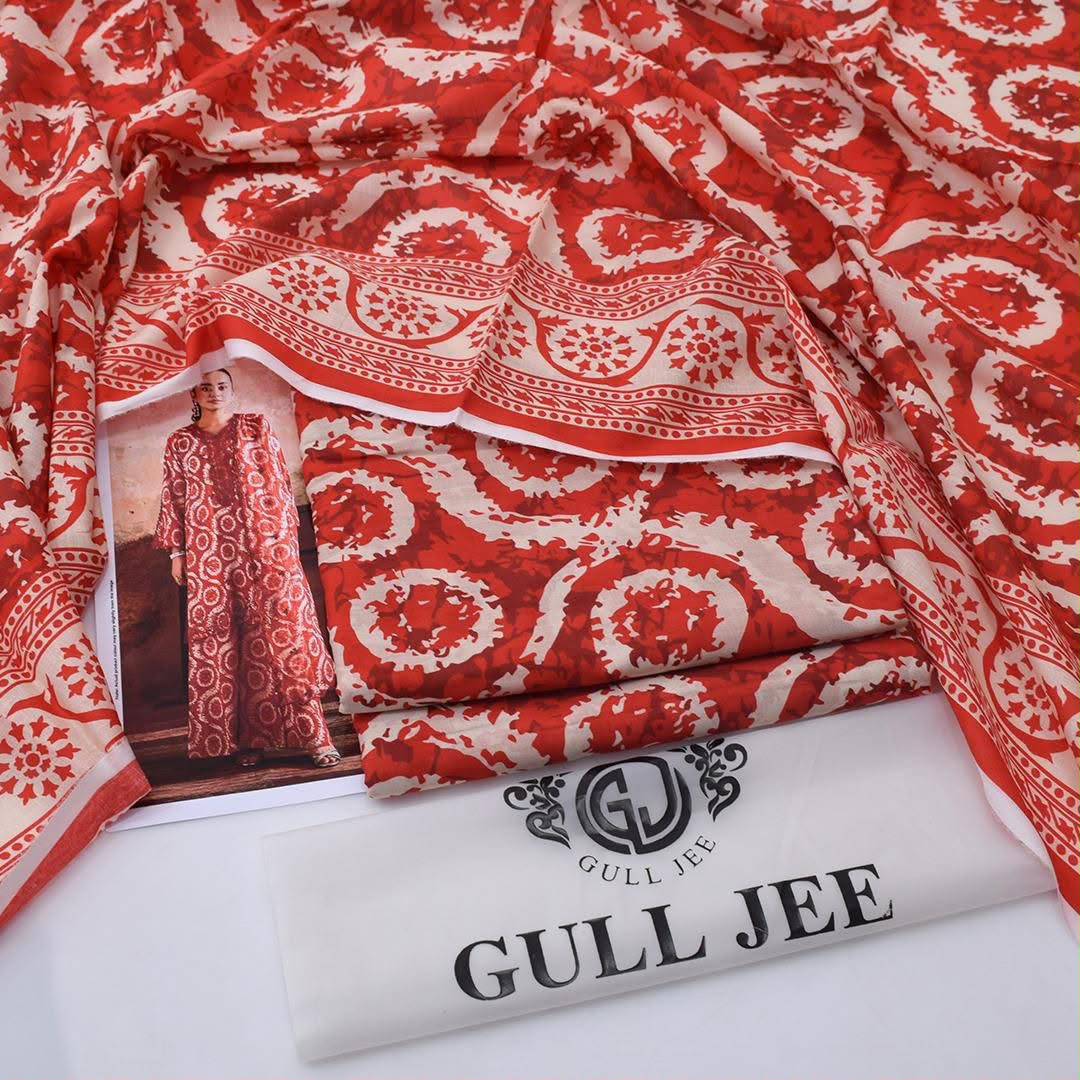 Gull Jee Lawn Digital Printed 3 Piece | GJ103