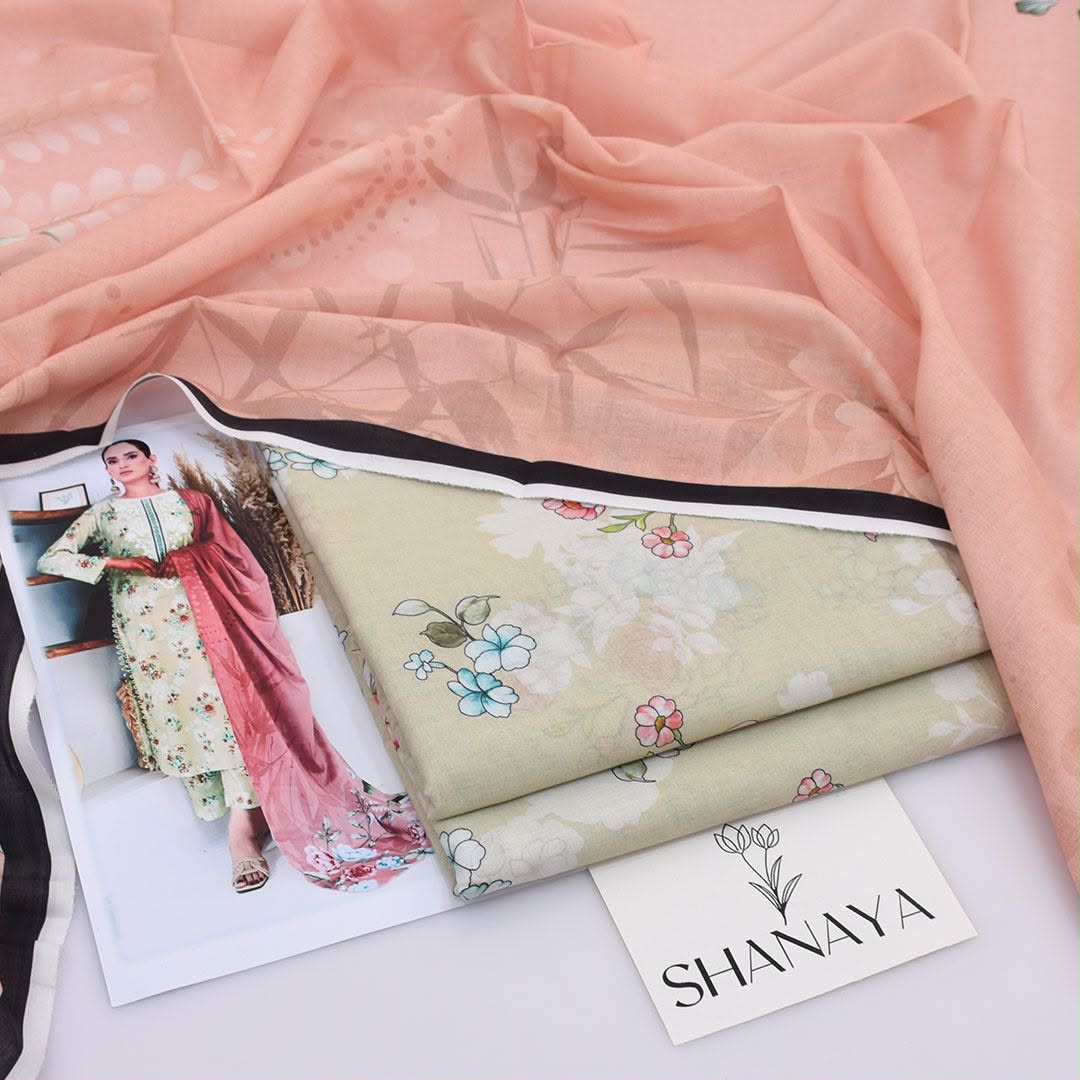 Shanaya Lawn Digital Printed 3 Piece | SY103