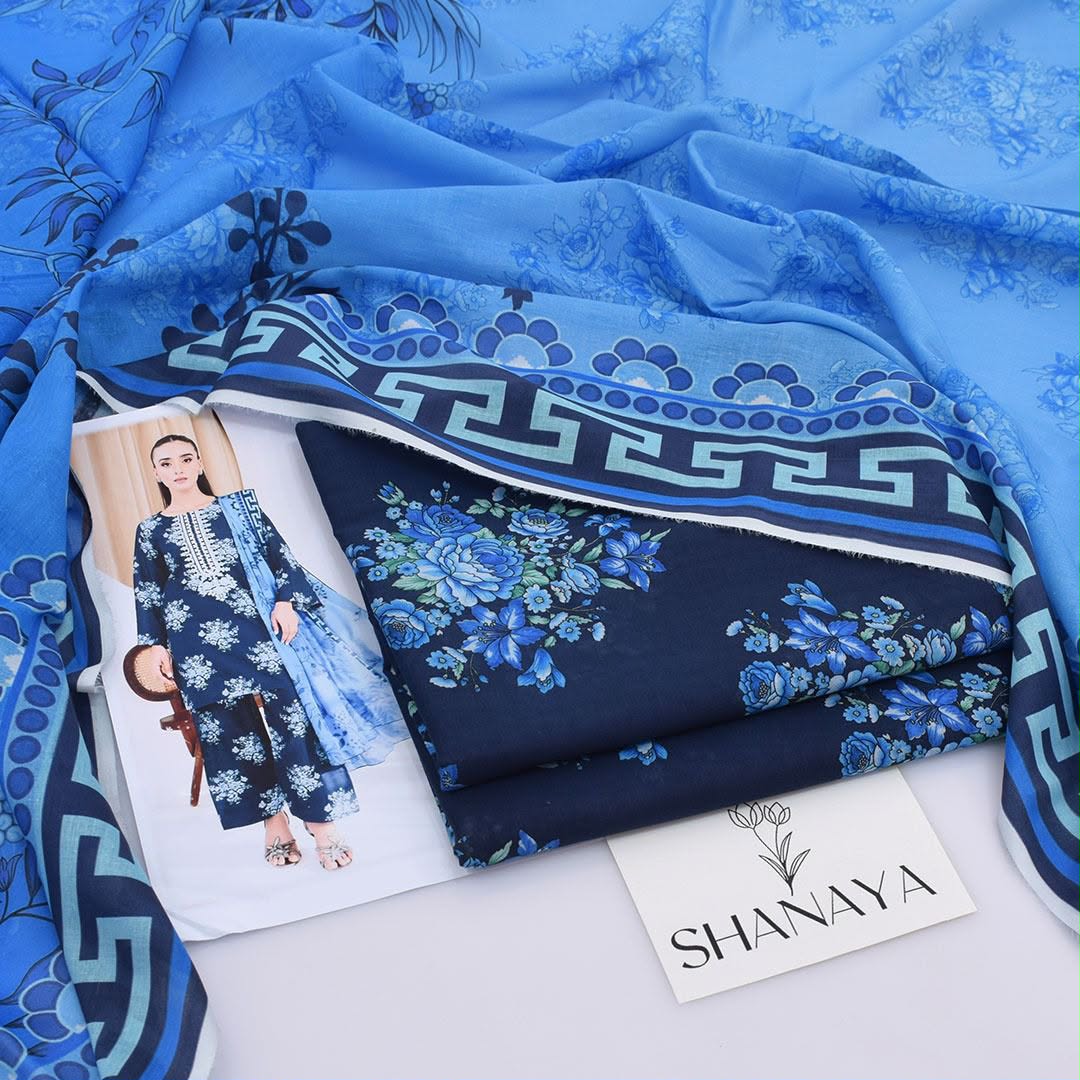 Shanaya Lawn Digital Printed 3 Piece | SY101