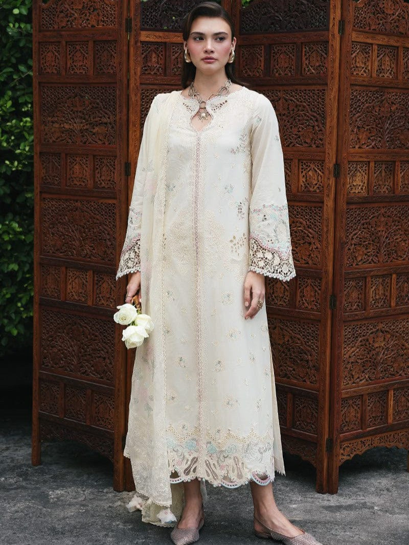 Qalamkar Lawn Embroidered 3 Piece | QR310
