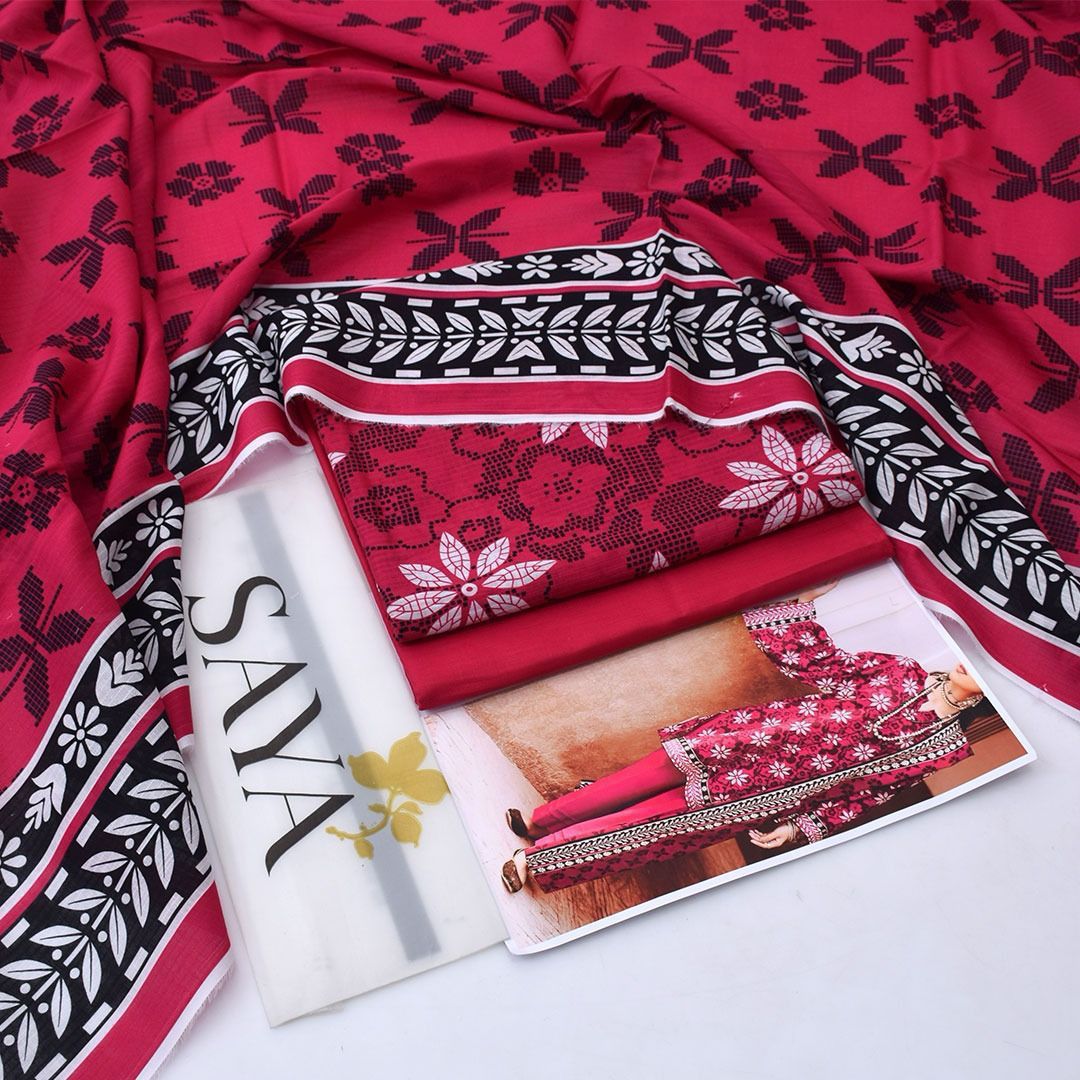 Saya Lawn Digital Printed 3 Piece | AY100