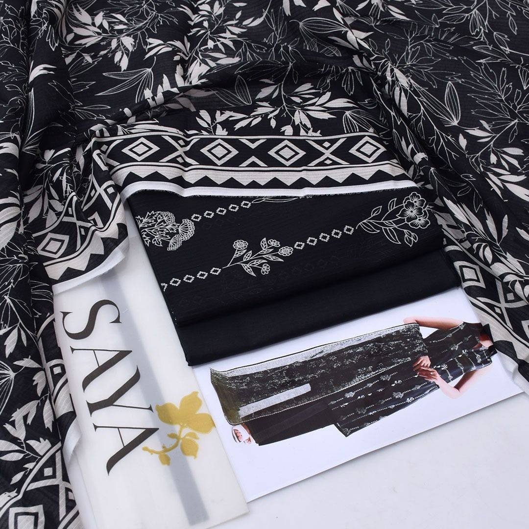 Saya Lawn Digital Printed 3 Piece | AY102