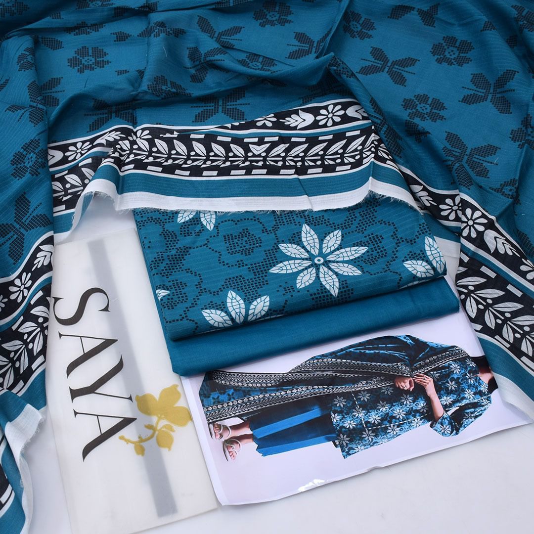 Saya Lawn Digital Printed 3 Piece | AY108