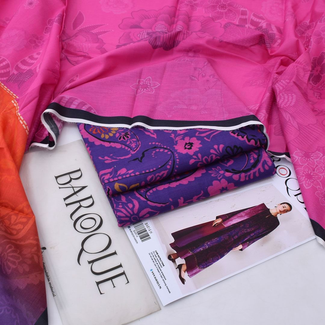 Baroque Lawn Digital Printed 3 Piece | BQ141