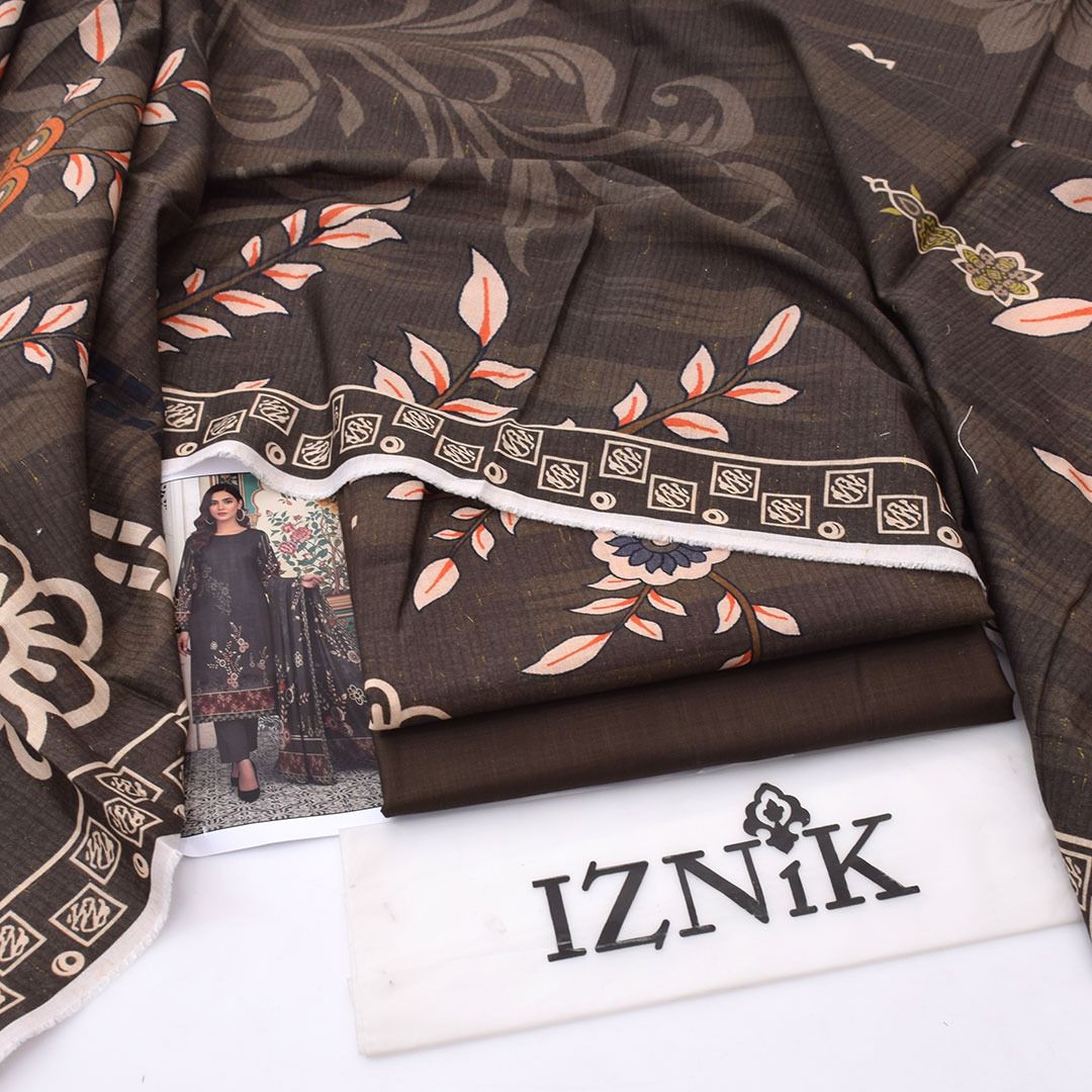 Iznik Lawn Digital Printed 3 Piece | IK701