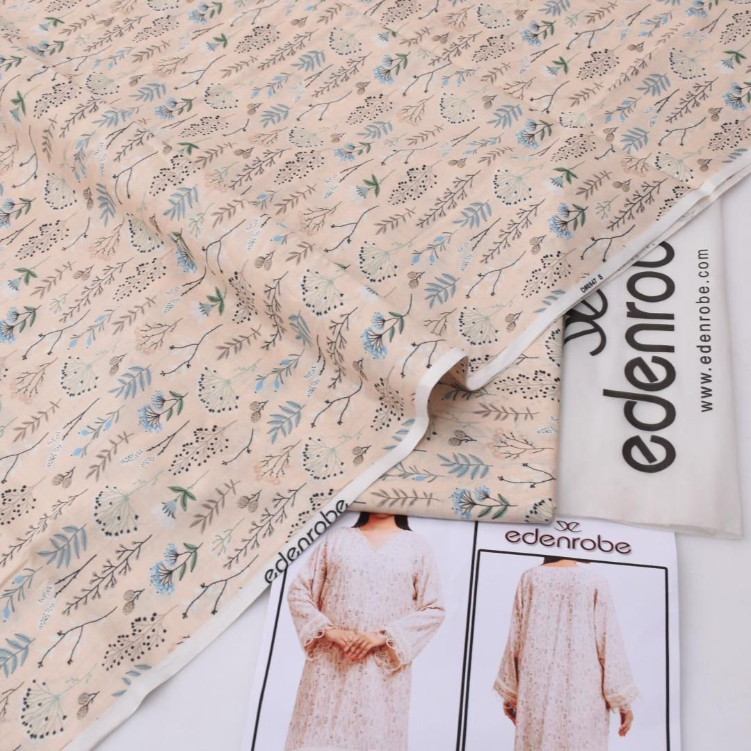 Edenrobe Lawn Digital Printed 2 Piece | ER105