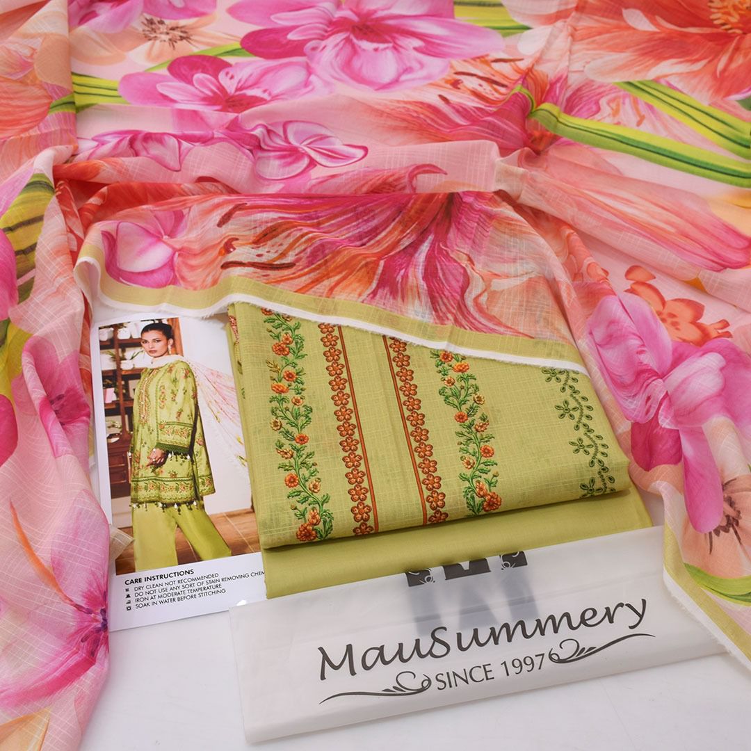 Mausummery Lawn Digital Printed 3 Piece | MY120