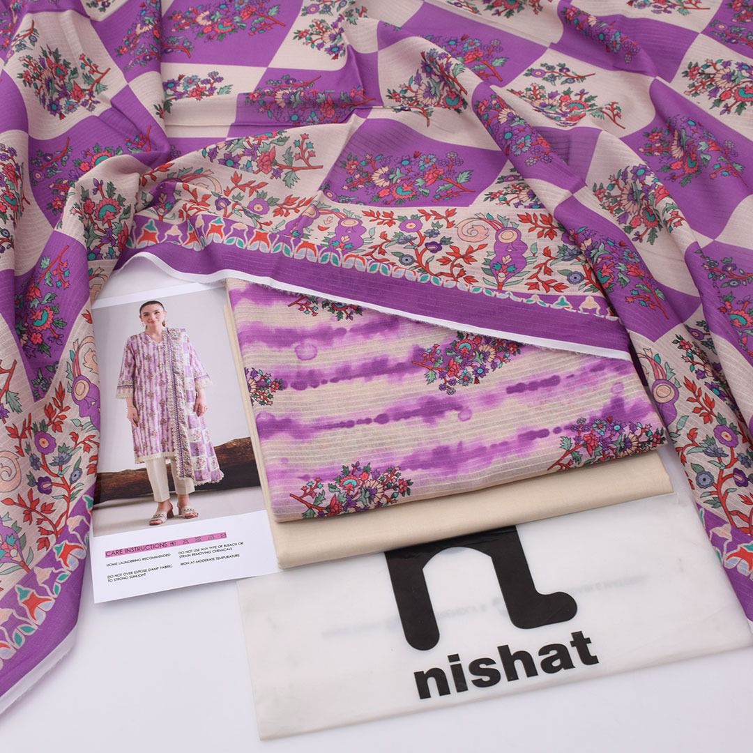 Nishat Lawn Digital Printed 3 Piece | TN102