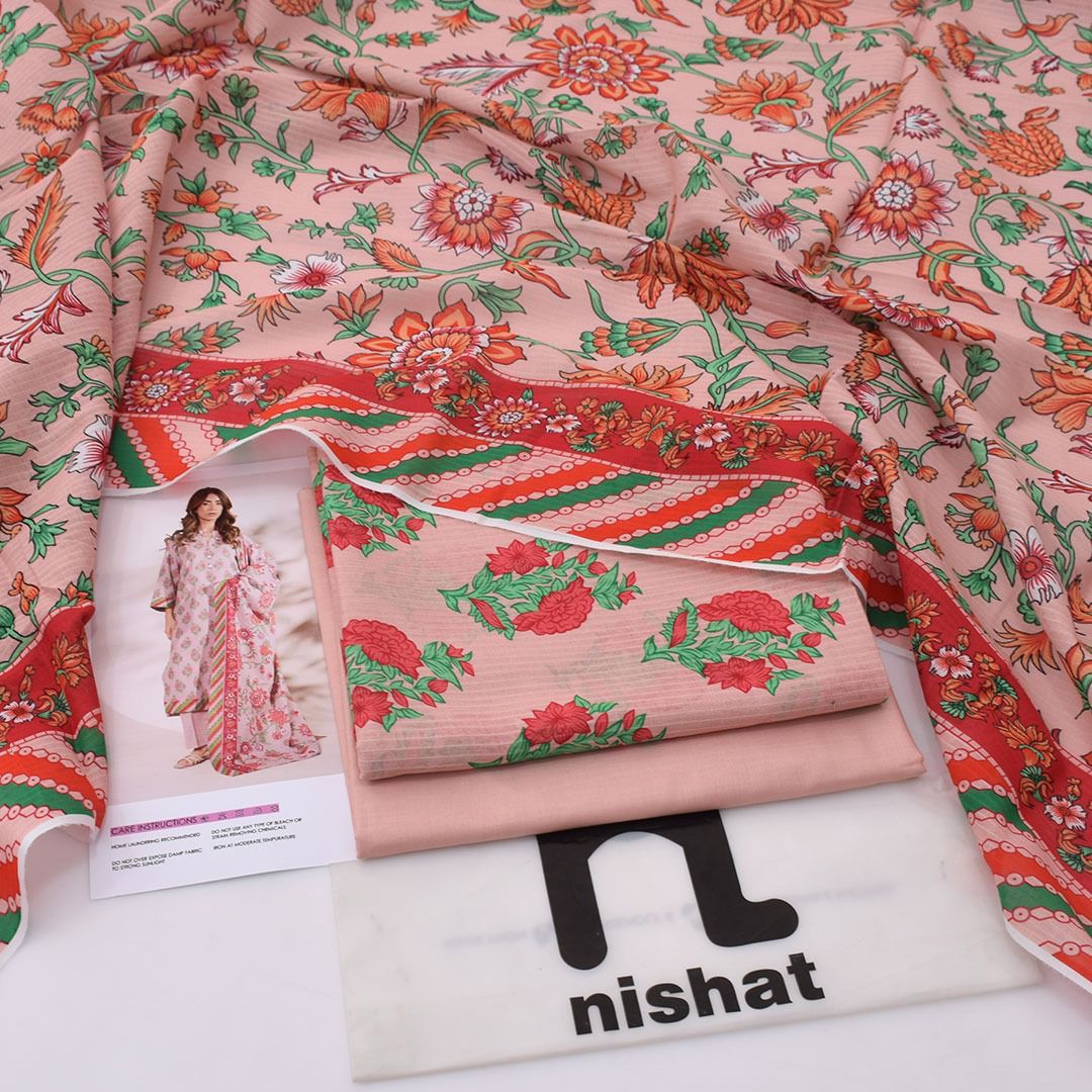 Nishat Lawn Digital Printed 3 Piece | TN103