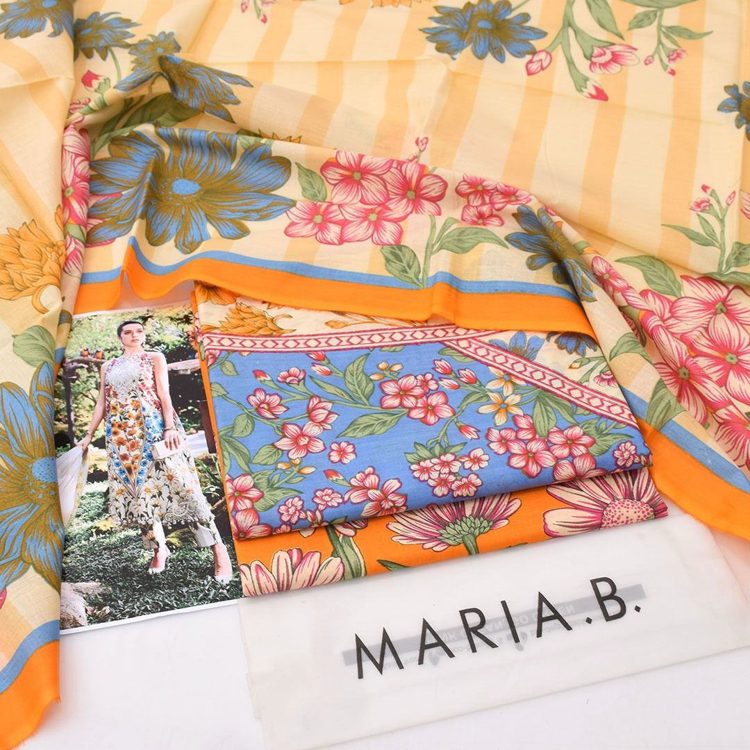 Maria B Lawn Digital Printed 3 Piece | MB191
