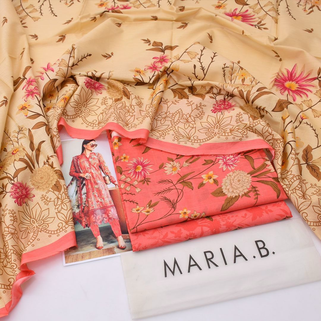 Maria B Lawn Digital Printed 3 Piece | MB194