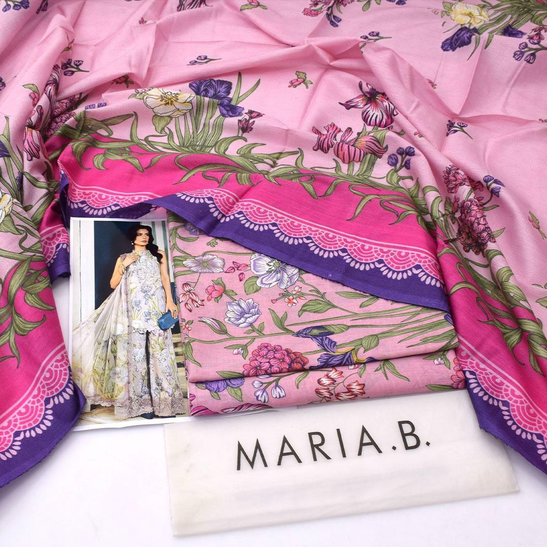 Maria B Lawn Digital Printed 3 Piece | MB199
