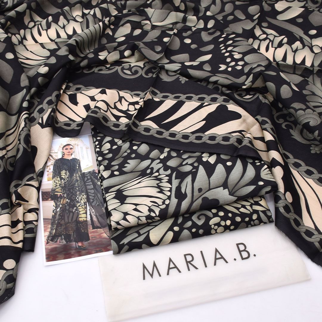 Maria B Lawn Digital Printed 3 Piece | MB196