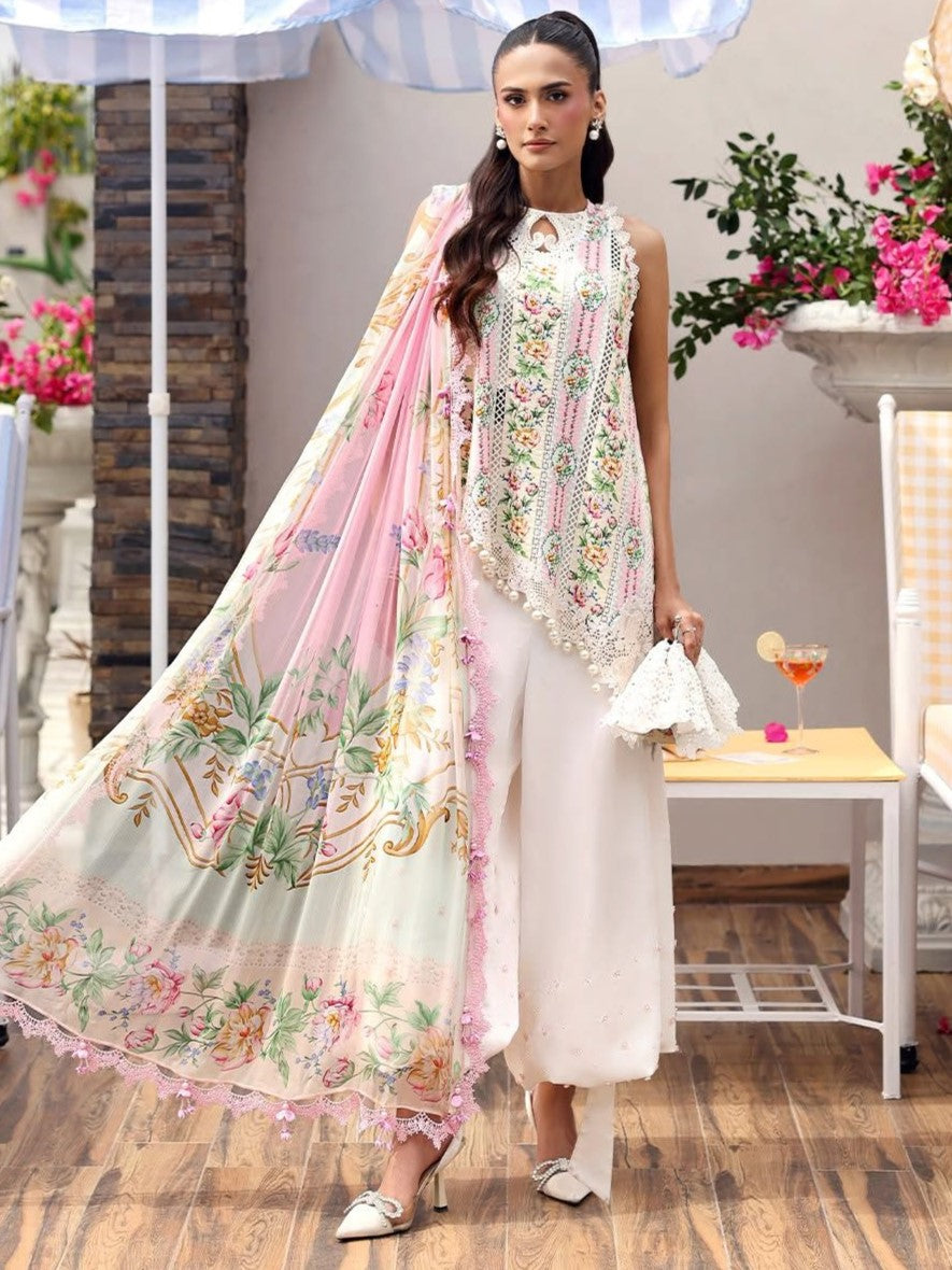 Maria B Lawn Embroidered 3 Piece | MB207
