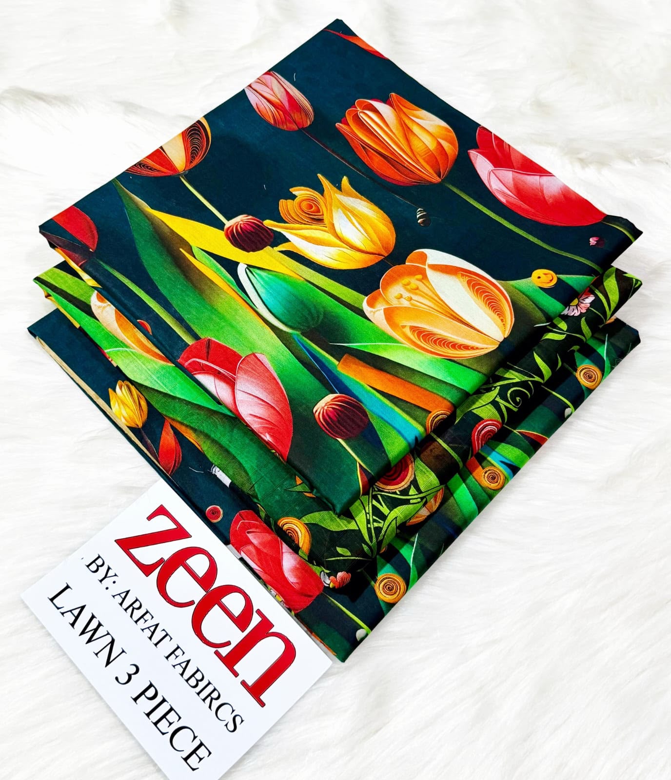 Zeen Lawn Digital Printed 3 Piece | ZN105