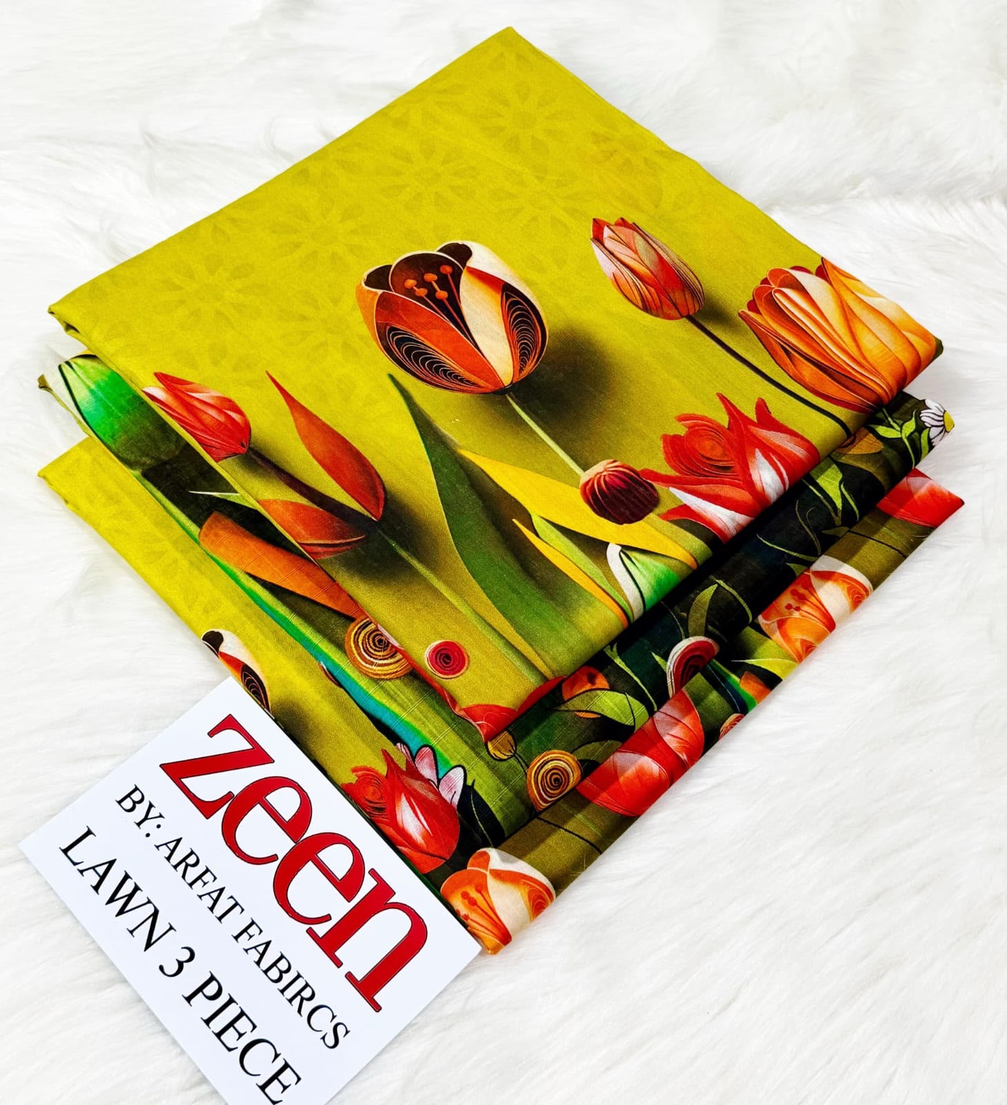 Zeen Lawn Digital Printed 3 Piece | ZN103