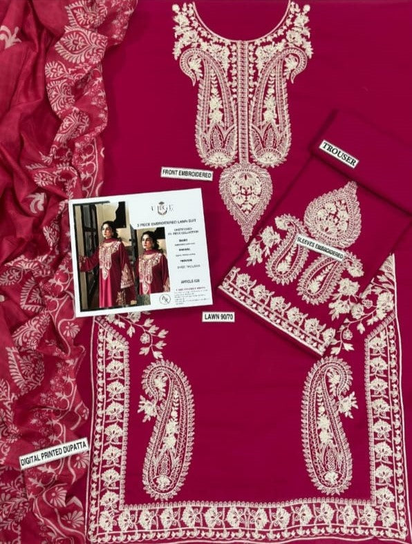 Urge Lawn Embroidered 3 Piece | UG218