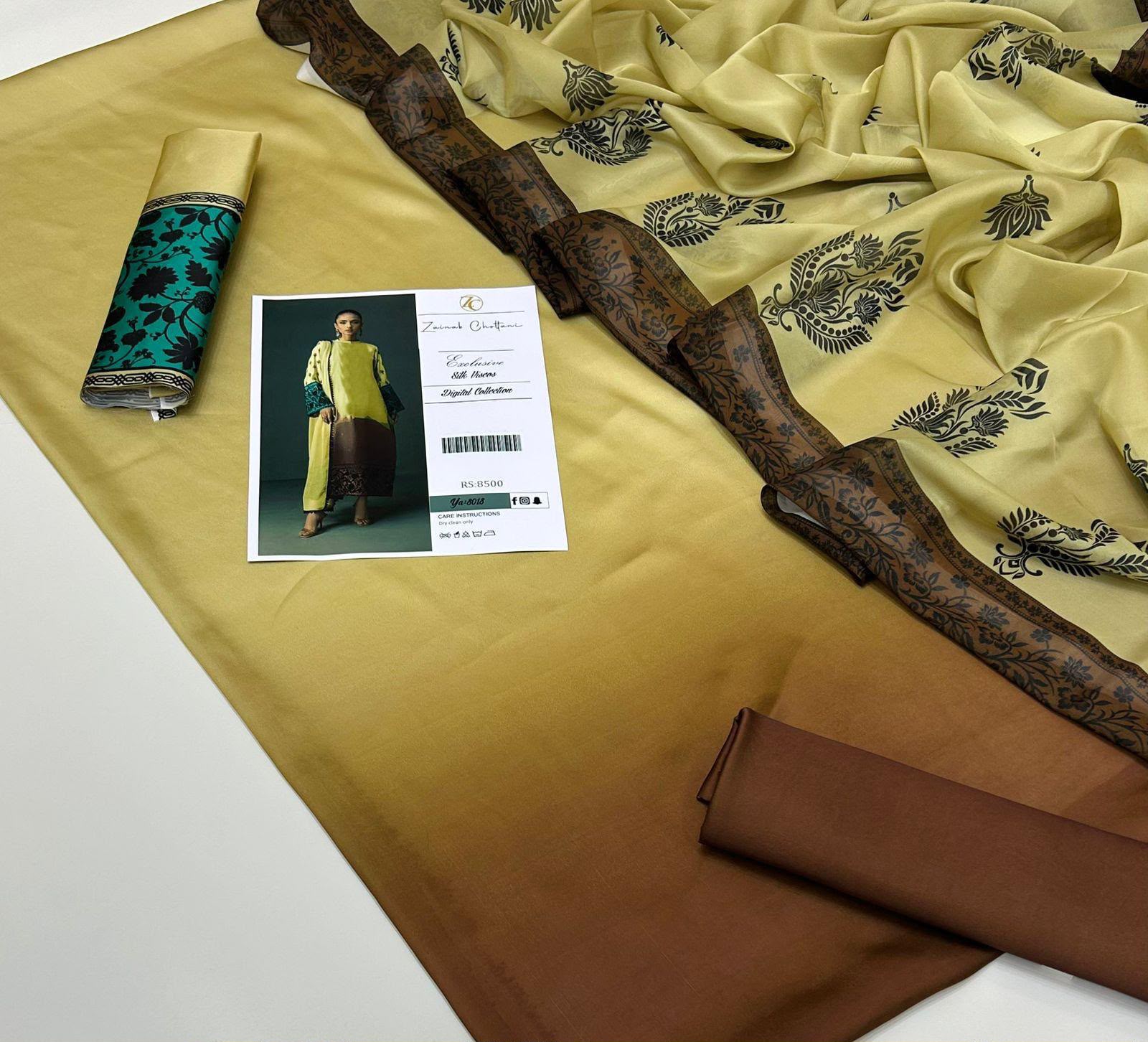 Maria B Silk Digital Printed 3 Piece | MB230