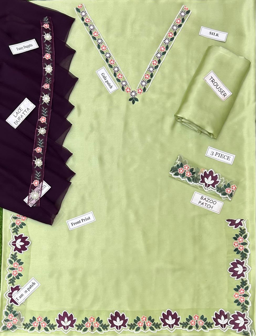 Ethnic Silk Embroidered 3 Piece | EC310