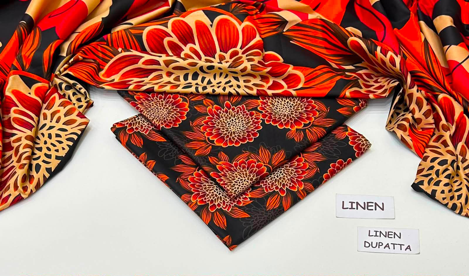 Maria B Linen Digital Printed 3 Piece | MB363