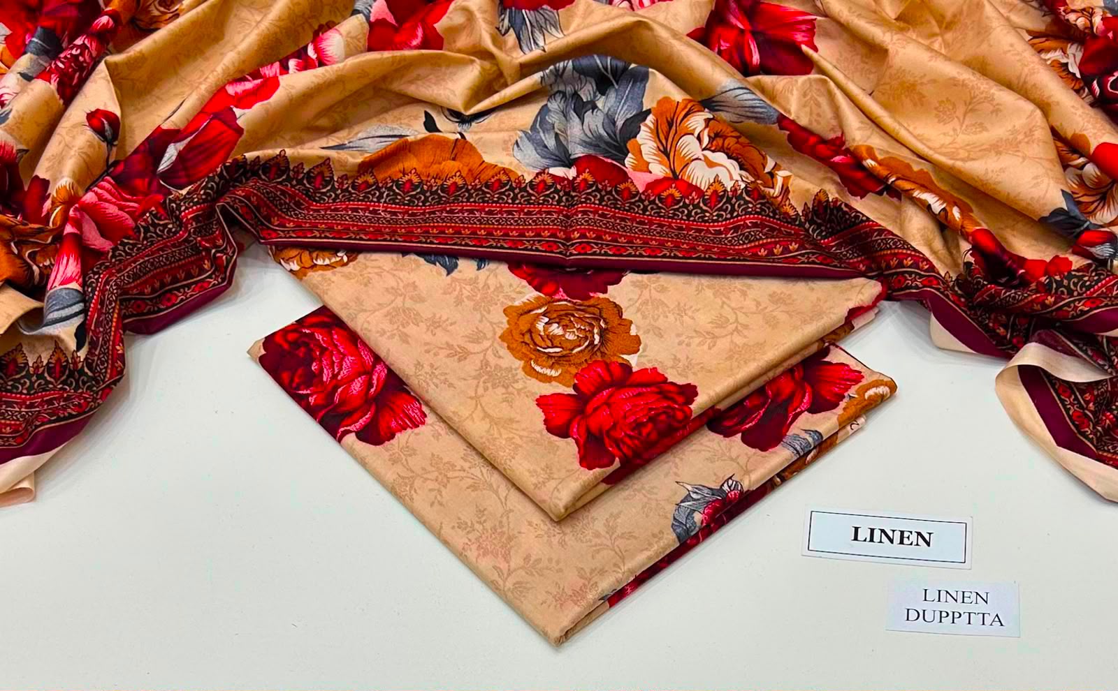 Maria B Linen Digital Printed 3 Piece | MB361