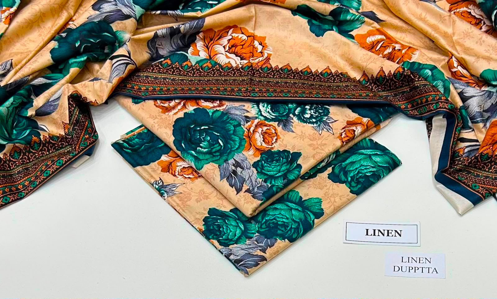 Maria B Linen Digital Printed 3 Piece | MB369