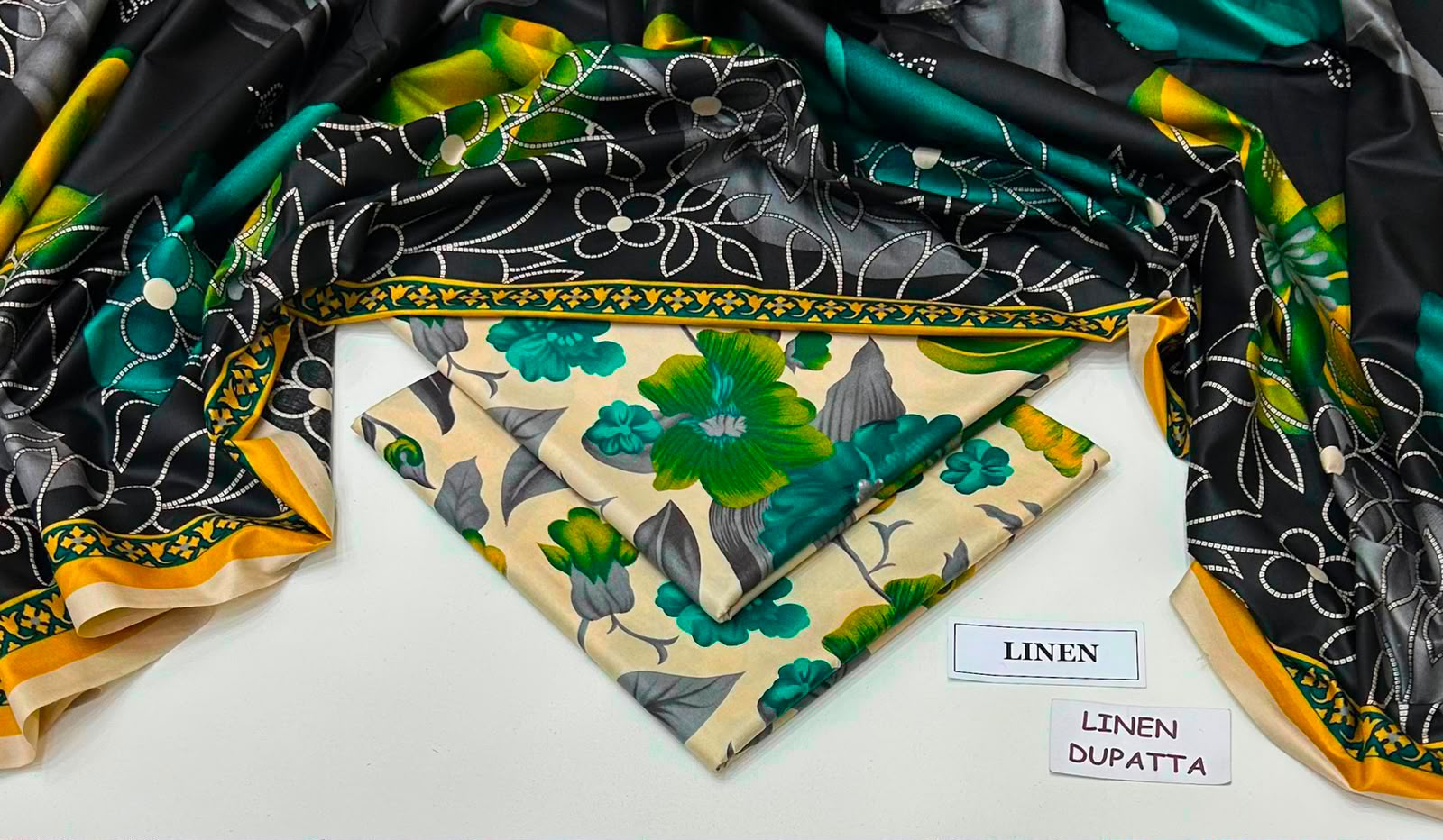 Maria B Linen Digital Printed 3 Piece | MB379