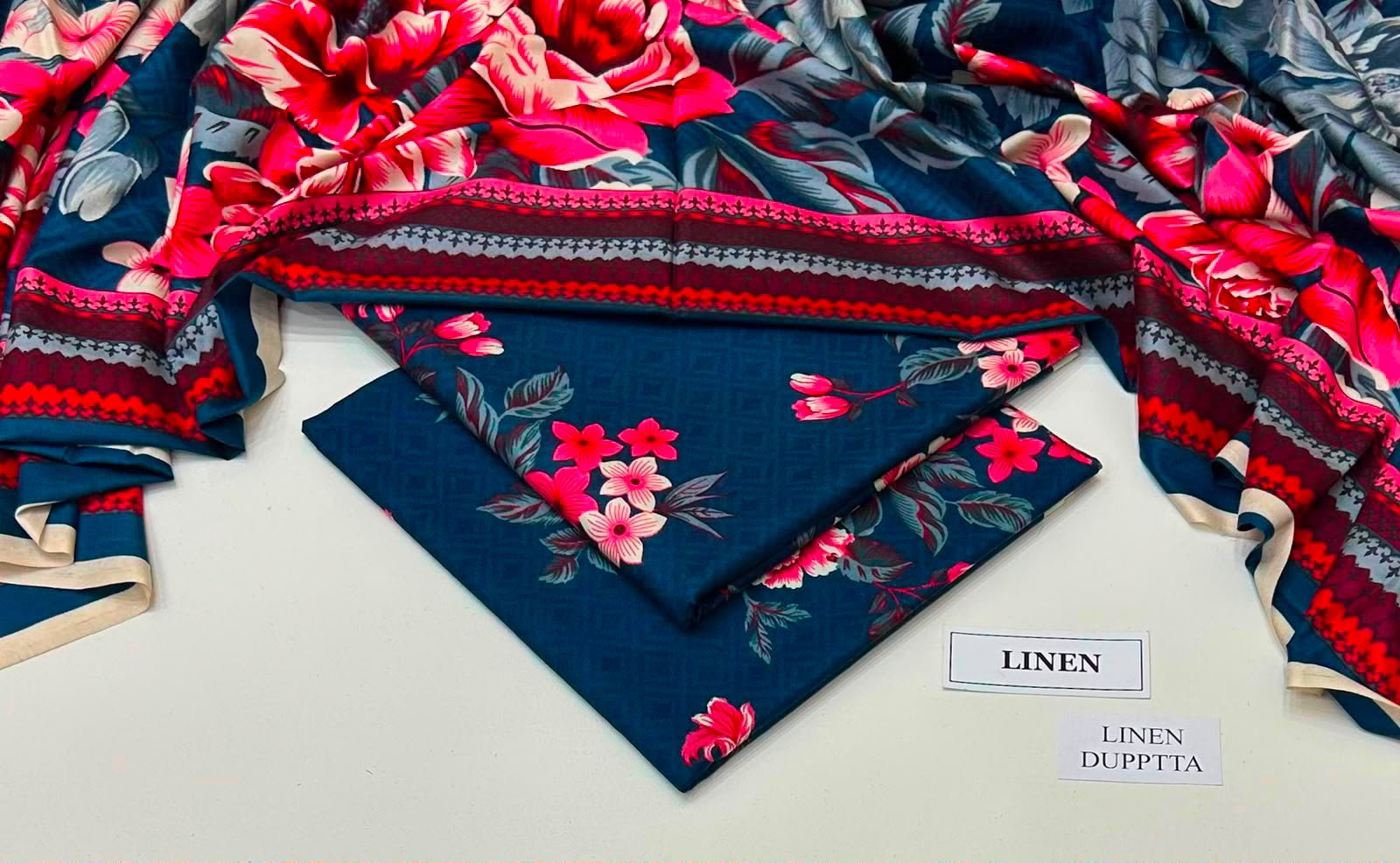 Maria B Linen Digital Printed 3 Piece | MB377
