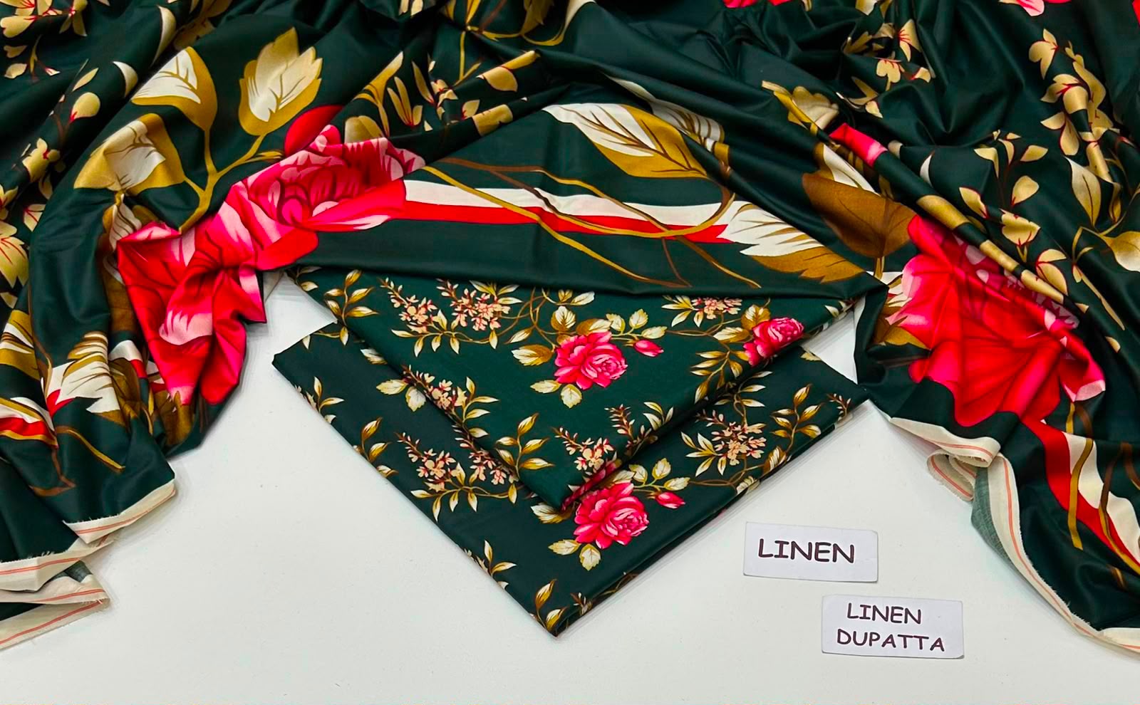 Maria B Linen Digital Printed 3 Piece | MB382