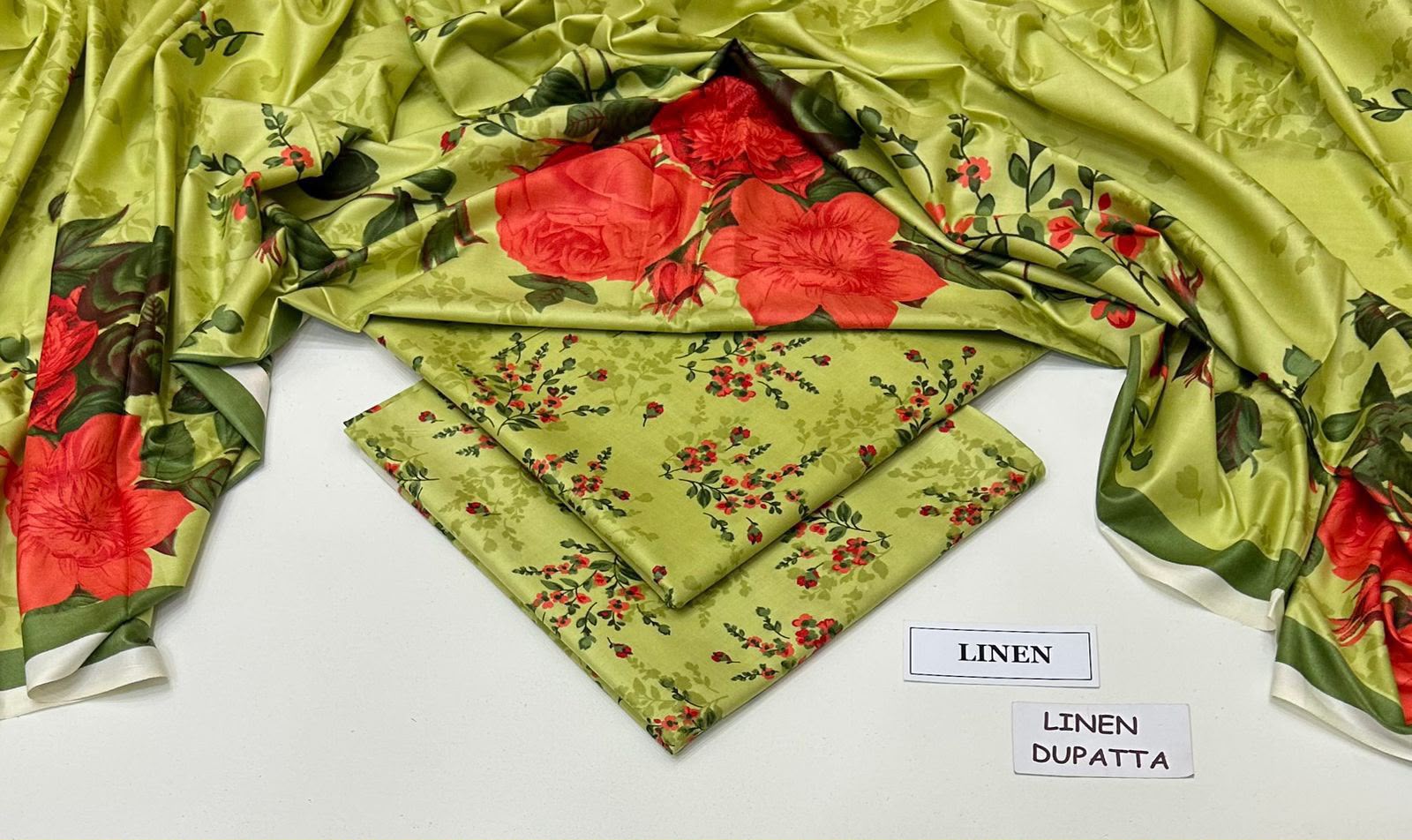 Maria B Linen Digital Printed 3 Piece | MB385
