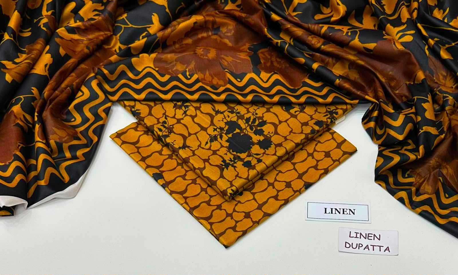 Maria B Linen Digital Printed 3 Piece | MB356