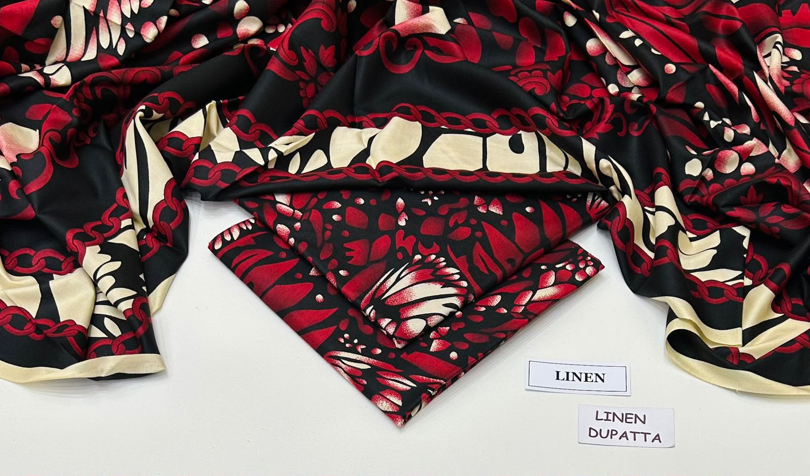 Maria B Linen Digital Printed 3 Piece | MB345