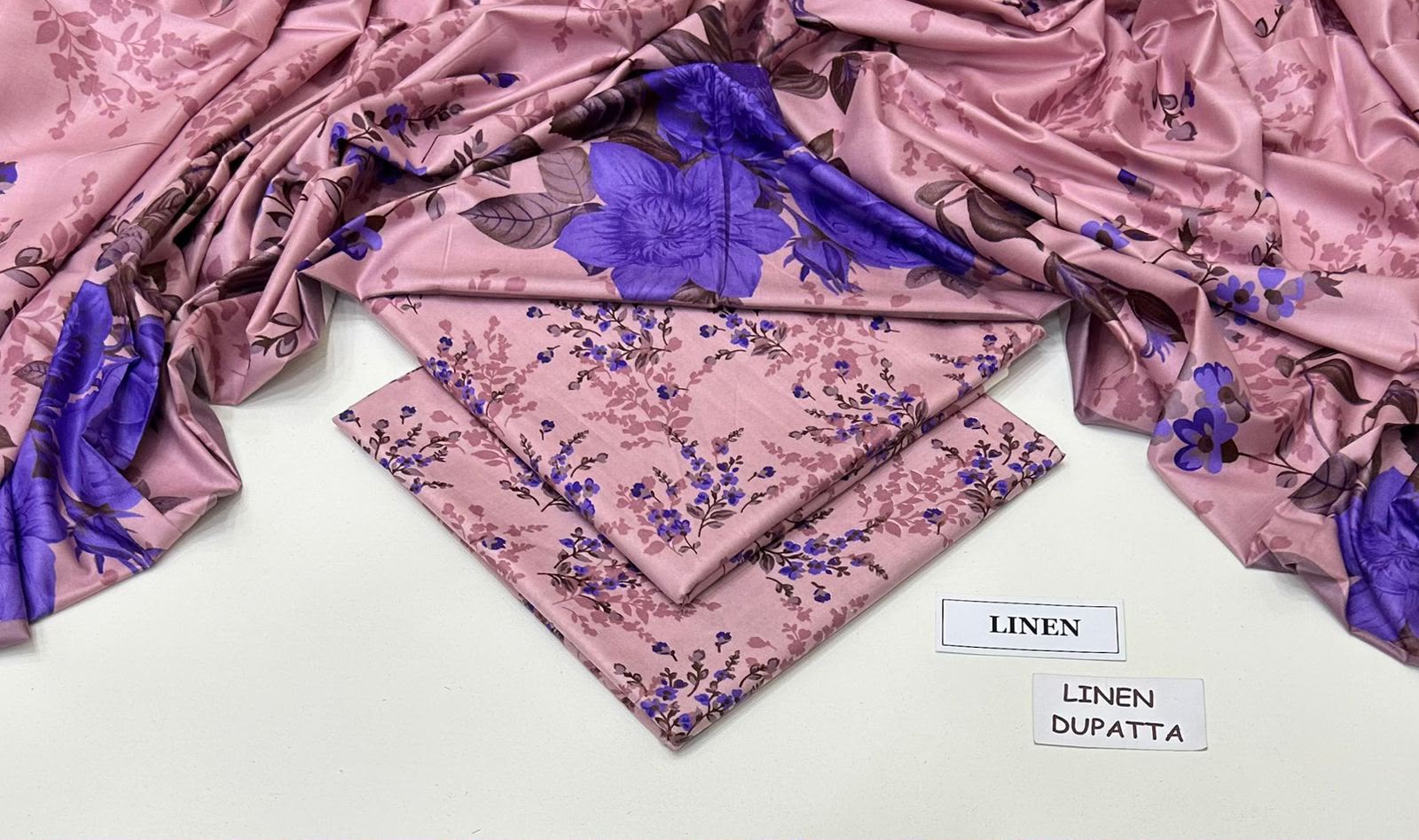 Maria B Linen Digital Printed 3 Piece | MB344