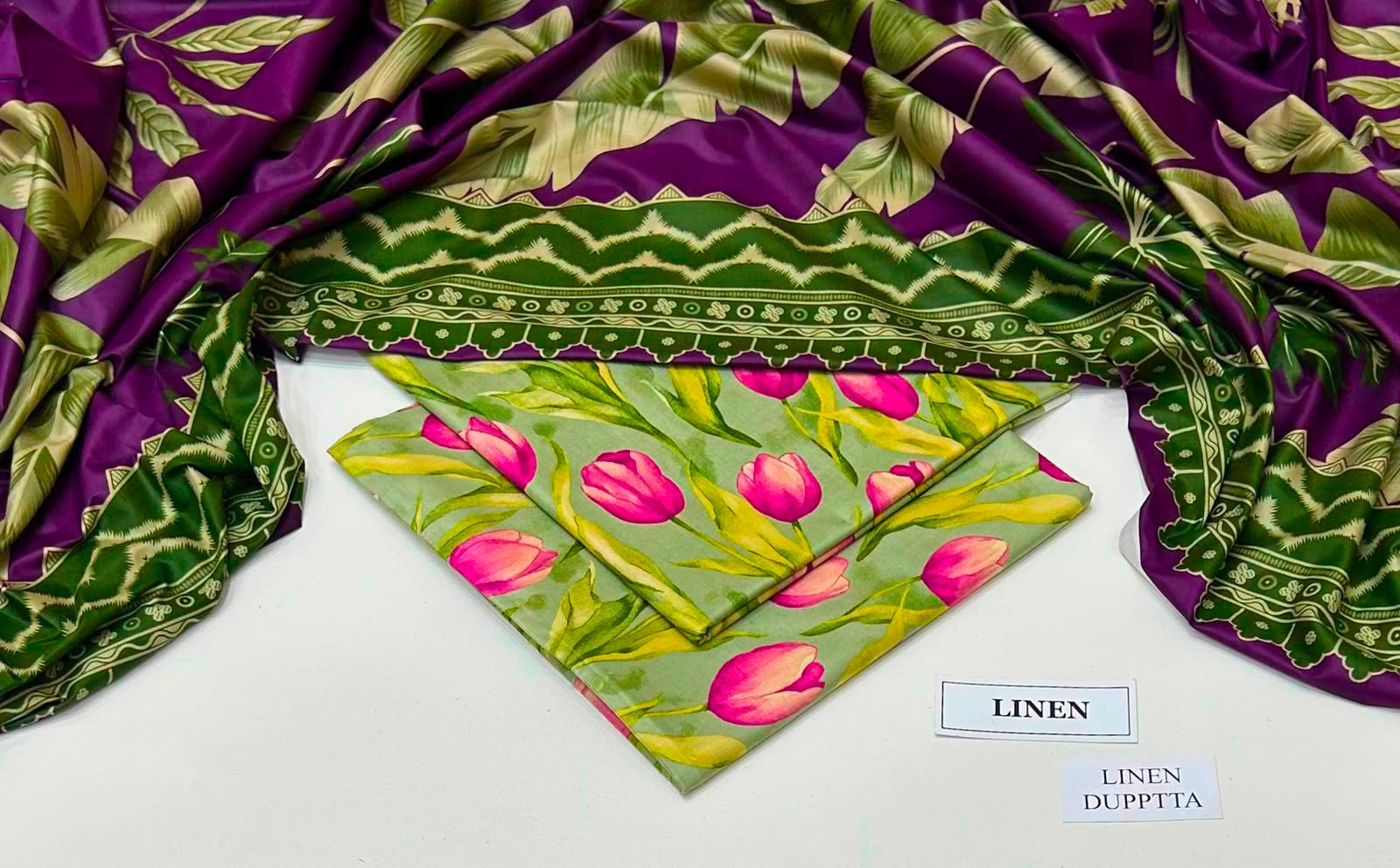 Maria B Linen Digital Printed 3 Piece | MB342