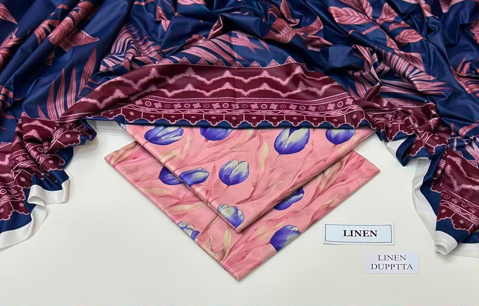 Maria B Linen Digital Printed 3 Piece | MB338