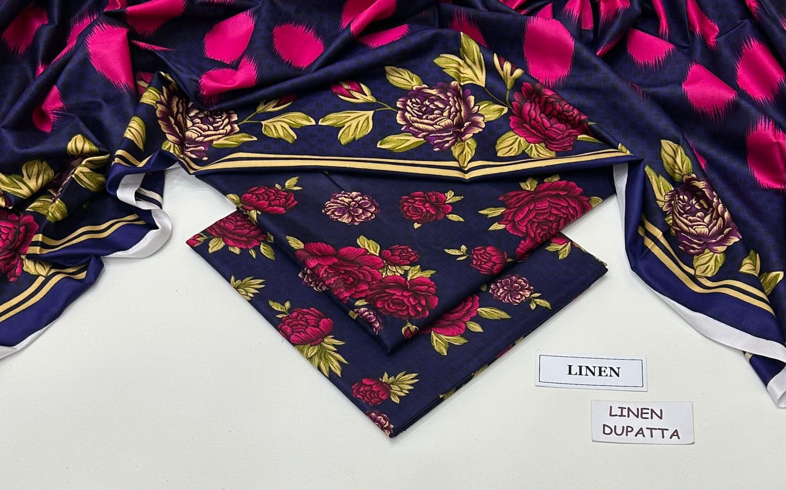 Maria B Linen Digital Printed 3 Piece | MB340