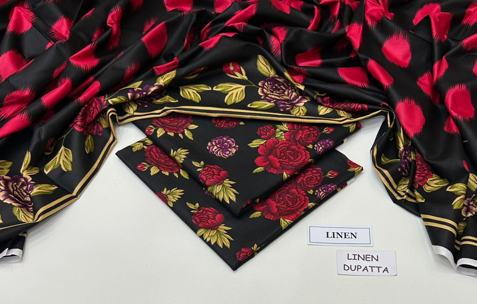 Maria B Linen Digital Printed 3 Piece | MB339